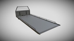 Tow Truck Platform prop, unrealengine, carparts, towtruck, substancepainter, substance, asset, gameready, vehicleparts, towtruckplatform
