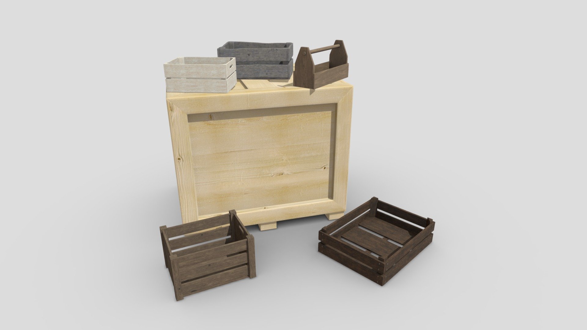 ‘Carry what ever you like and love!’

● 4096 x 4096 PBR textures

● normal map is baked from the high poly model

Please do not hesitate to contact with me. I will be happy to help you.

Contact: plaggy.net@gmail.com

Formats: .fbx, .dae, .max, .obj, .mtl, .png, .glTF, .USDZ Polygon: 1189 Vertices: 1368 Textures: Yes, PBR (ao, albedo, metal, normal, ORM, rough) Materials: Yes UV Mapped: Yes Unwrapped UVs: Yes (non overlapping)