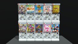 Gacha Capsule Machine arcade, pokemon, toy, japan, exterior, center, toys, vending, asia, store, market, asian, play, casino, entertainment, gambling, box, mall, character, game, decoration, dragon, shop, anime, plastic, interior, ball, mario, japanese, entertaining