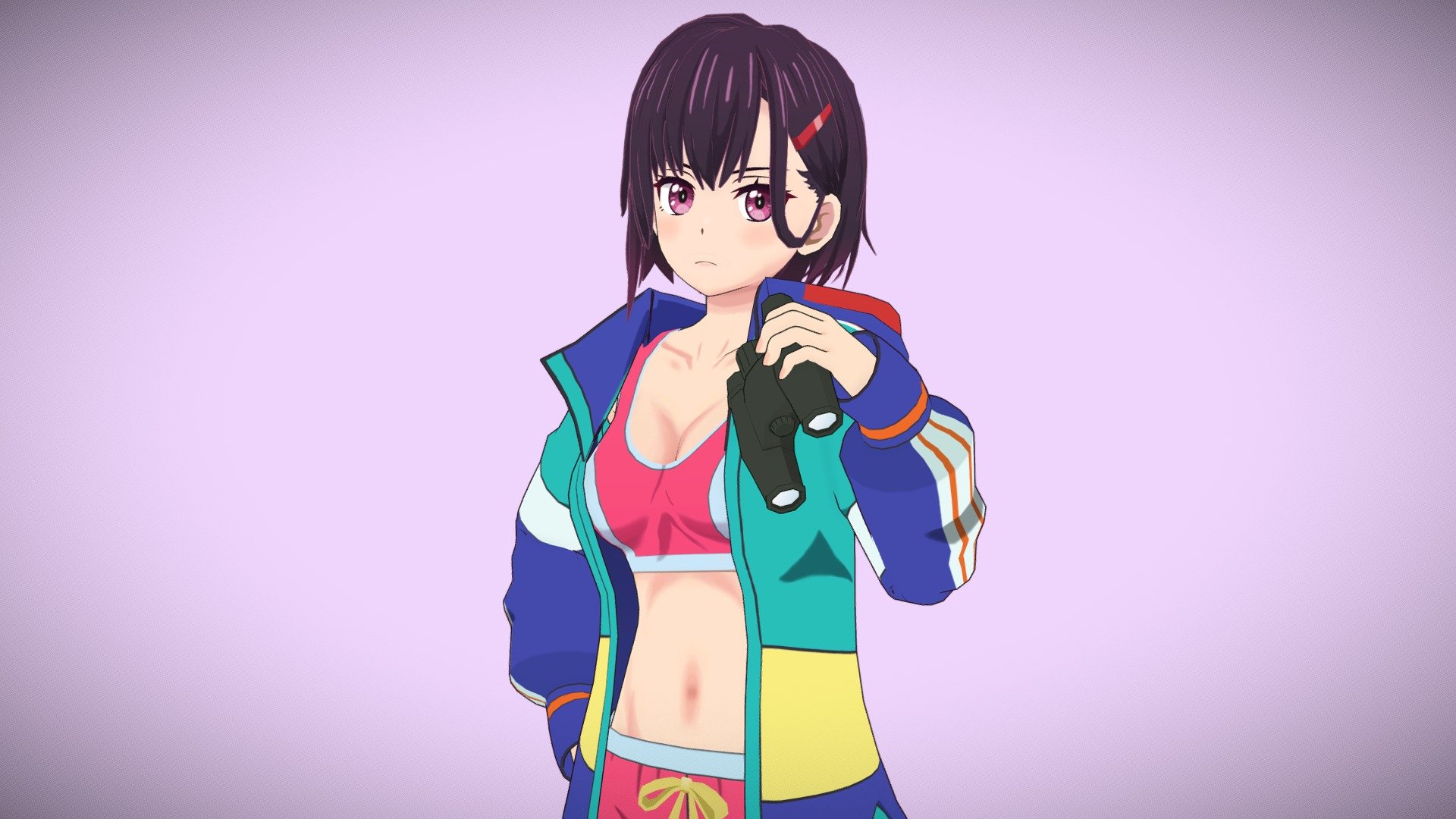 ゾン100～ゾンビになるまでにしたい100のこと～　より三日月 閑(ミカズキ シズカ)お姉さん(26)\n\nZOM100:BUCKET LIST OF THE DEAD