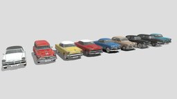 Classic 1950 Cars Pack ford, cars, sedan, chevrolet, traffic, cadillac, wagon, chevy, pack, 1950, classic, collection, lincoln, dodge, pontiac, old, coupe, 50s, classic-car, chrysler, new-yorker, car, cars-vehicle, cars-pack, dodge-coronet, vehicle-pack, hudson-hornet, custom-coup