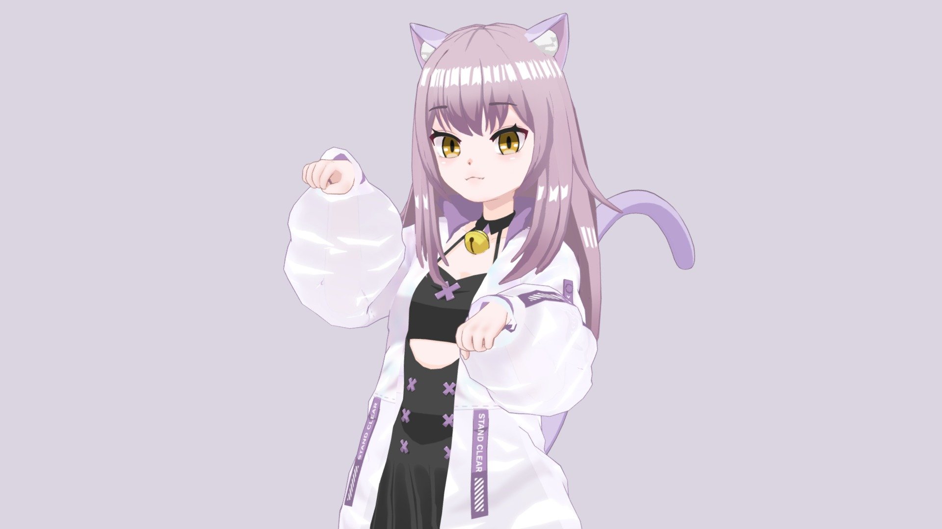 NOTE! Download the ” Additional File ” to get all file. Such as, Blend file ( Rigged &amp; Unrigged ), Fbx file ( Rigged &amp; Unrigged ), GLB file ( Rigged &amp; Unrigged )

Anime Original Character

3D model made in Blender 3.1.2 version

This model contains:
. 1 Unrigged Model
. 1 Rigged Model (Constraint Rig)
. 1 Rigged Model with Animation

3D Details :
Model with Outline : Verts : 37,049 Faces : 37,041 Tris : 73,576
Model without outline : Verts : 18,967 Faces : 18,468 Tris : 36,673