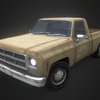Gmc Sierra Work Truck truck, abandoned, pickup, rusted, american, grunge, gm, sierra, gmc, ute, vehicle, car, horror, noai