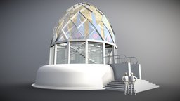 Bruno Taut's Glass Pavilion pavilion, modernism, expressionism, bauhaus, glass, werkbund