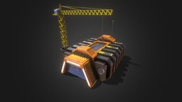 Armory base, armour, assault, armory, rts, command, conquer, strategy, combat, team, tactics, faction, amor, armoury, military-equipment, substancepainter, substance, blender, military, sci-fi, building