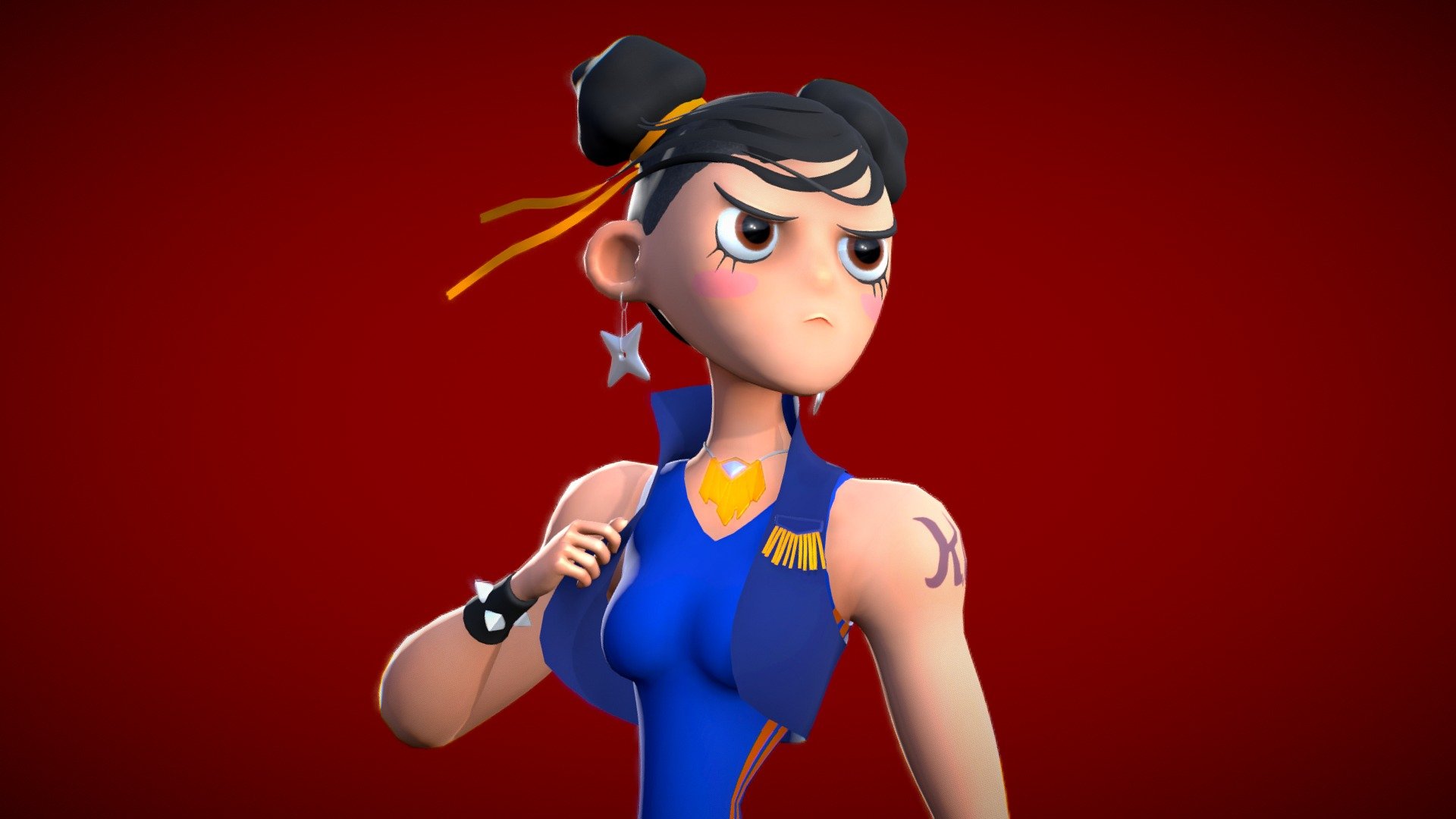 Chun-Li fanart inspired by a Pepe Delgado Navarro's illustration