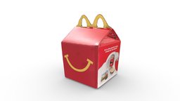McDonald's Happy Meal Box kids, happy, mc, happymeal, mcdonalds, bigmac, ronald-mcdonald, kidsmeal, 1scanaday