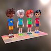 Kids (avatars) toon, avatar, kid, people, group, children, animated, human, person