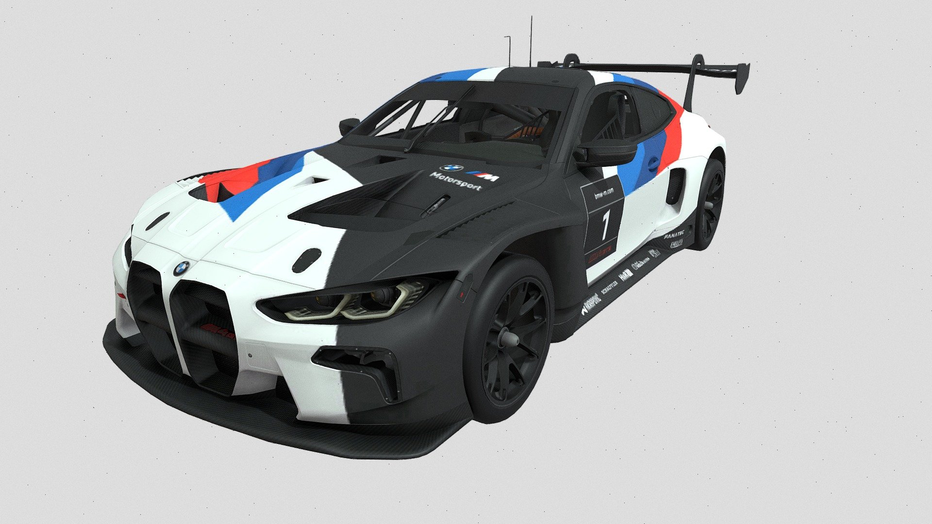 BMW M4 GT3 HQ GameReady Model With Engine Sound.

For Model Buy Contact:

ahmetfarukshn.com@gmail.com

High Quality Realistic Engine Sounds.

You Can Easily İntegrate Your Games , Animations , Or Other Projects.

High Quality Detailed İnterior&amp;Exterior.

Game And Animation Ready.

High Quality Textured Car.