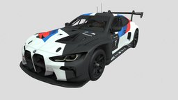 BMW M4 GT3 HQ GameReady Model With Engine Sound automobile, wheel, rim, tire, assets, artwork, prop, transport, hq, sfx, realistic, seperated, race-car, game-ready-asset, low-poly, vehicle, texture, pbr, car, bmw_m4_gt3