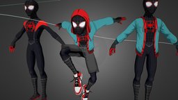 Spider-Man Miles Morales (Full Rigged) fanart, spider, marvel, comic, ironman, rig, spiderman, fullbody, spider-man, spiderbot, blender-3d, marvelcomics, webcomic, spiderweb, ciborg, game-model, spiders, marvelousdesigner, spidergwen, marvel-comics, spidermanchibi, rigged-character, spidermanblack, spiderverse, blender-eevee, spiderman3d, infinitywar, low-poly, blender, pbr, characterdesign, blender-cycles, robot, rigged, ultimatespiderman, theamazingspiderman2, spidermannowayhome, spidermanunlimited, theamazingspiderman, spidermannowayhomenewsuit, spidermannewsuite, spidermannecostume