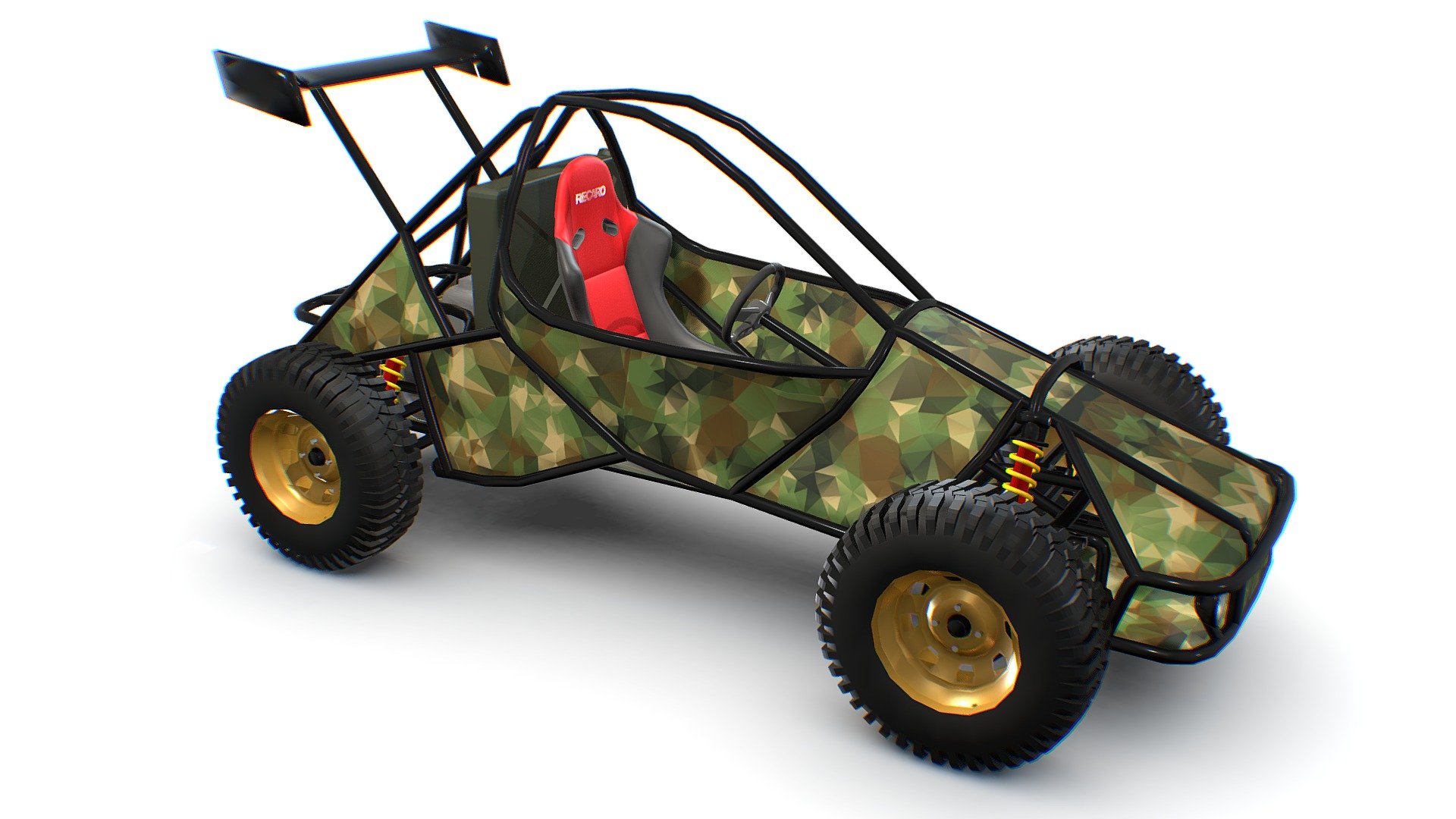 4x4 Off-road Buggy Extreme Sport




A model with blender 3.2

Cycles render engine used.

Also, use with the EEVEE render engine

Materials and textures

Low-poly Design

UV unwrap

Game-ready

3D printable

Suitable for,




off-road game

animation

concept animation

movie,

advertiesment

and many more.

Just buy and Import to your project.