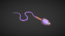 Sperm Cell Anatomy anatomy, biology, uv, cell, study, shape, axial, learning, vr, ar, membrane, middle, tail, education, dna, science, head, woman, spiral, sperm, anatomystudy, plasma, pregnancy, nucleus, centriole, mitochondrion, flagellum, lowpoly, man, female, structure, medical, human, male, acrosome, middle_piece, spiral_shape, plasma_membrane, axial_filament, noai