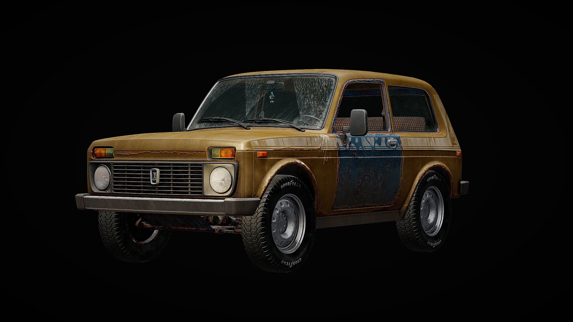 Lada Niva

UE4 Images: https://www.artstation.com/artwork/48nvZ4

Follow me on Artstation: https://www.artstation.com/artwork/48nvZ4