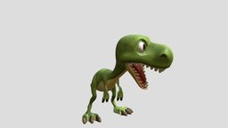 Cartoon of green dinosaurs wild, dinosaurs, jurassic, jungle, cartoon, animal, funny, dino