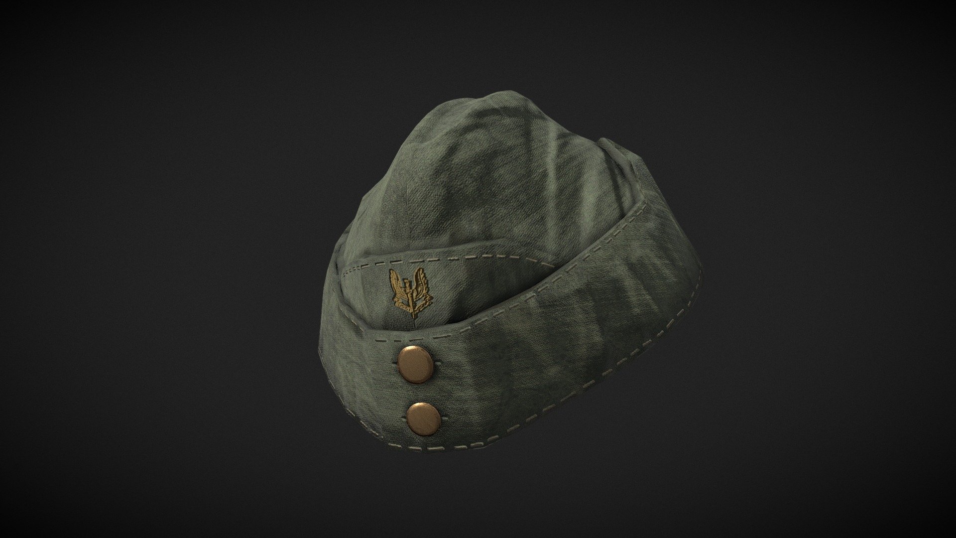 WWII British SAS Cap - Armor Model/Texture work by Outworld Studios

Must give credit to Outworld Studios if using this asset

Show support by joining my discord: https://discord.gg/EgWSkp8Cxn

Portoflio: https://www.artstation.com/artwork/DvvZZ9
