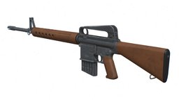 AR10 Assault Rifle rifle, m4, carbine, ar15, sbr, ak47