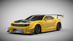 American Muscle Car Widebody film, custom, transportation, legend, camaro, silhouette, chevrolet, muscle, sports, transformers, automotive, american, bumblebee, modified, widebody, zl1, muscle-car, vehicle, car, noai