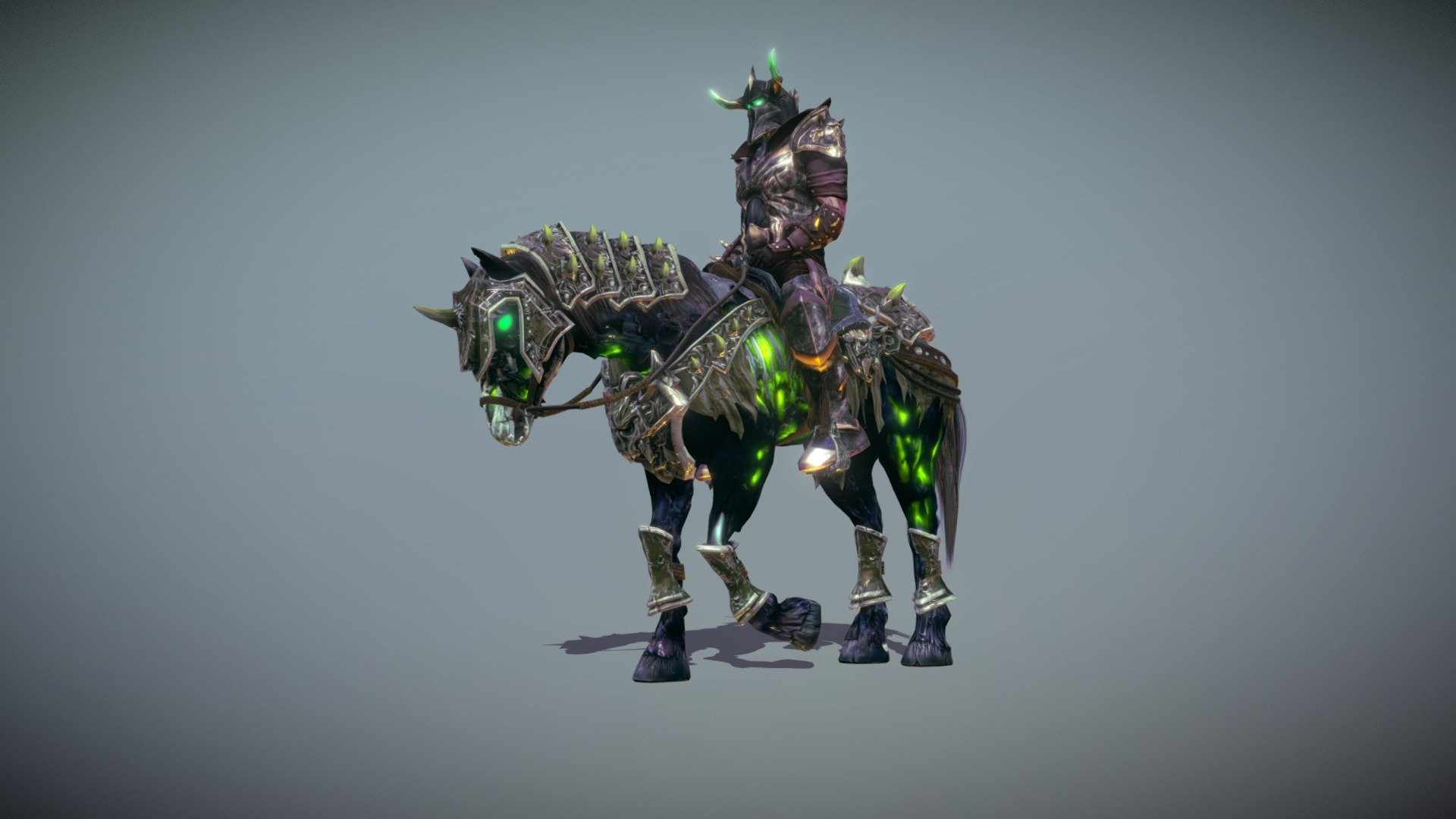 ✅Find it on FAB : https://www.fab.com/sellers/MalberS%20Animations
Check all the Images here:

https://imgur.com/gallery/aHM5qMG
 

 https://vimeo.com/420078445 



Become the Unholy Knight with his trustful undead steed

Add-on for Horse Animset Pro Unity
It is highly recommended to have HAP in your project to use all the features the Riding system has
⚠Without Horse Animset, the Asset has only models, Animations and Textures




Styles: Realistic, HandPainted (Toon), Poly Art

Custom Amplify Shader for Poly Art Style

Fire, Toxic, Ice and Rotten Meat textures
