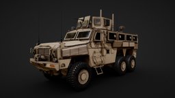 RG-33 MRAP LOW POLY truck, videogame, mine, army, materials, resistant, unreal, mina, armado, videojuego, armoured, vehiculo, blindado, ambush, protected, mrap, unity, asset, vehicle, pbr, lowpoly, low, poly, military, download, rg33