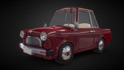 Car Toy/ Cartoon Style wheel, mini, toy, smart, coupe, 60s, mrbean, berlina, cartoon, vehicle, car, funny, noai