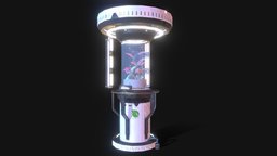 Botanical Study Cylinder scanner, plant, advanced, tech, botany, science, alien, sciencefiction, science-fiction, vegitation, botanist, scifi, sci-fi, technology