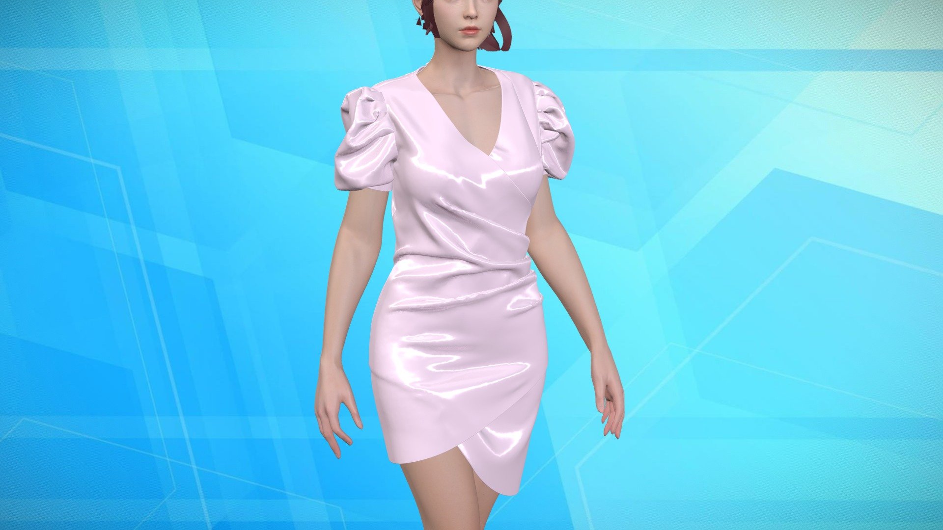 important！！！ The downloaded file is actually Marvelous Designer project file
Download file contain zprj , FBX file and the textures of the female  4096*4096
Created by Marvelous Designer Version：9
Hope you like my work ：）
Artstation link:https://fangxinga.artstation.com/store