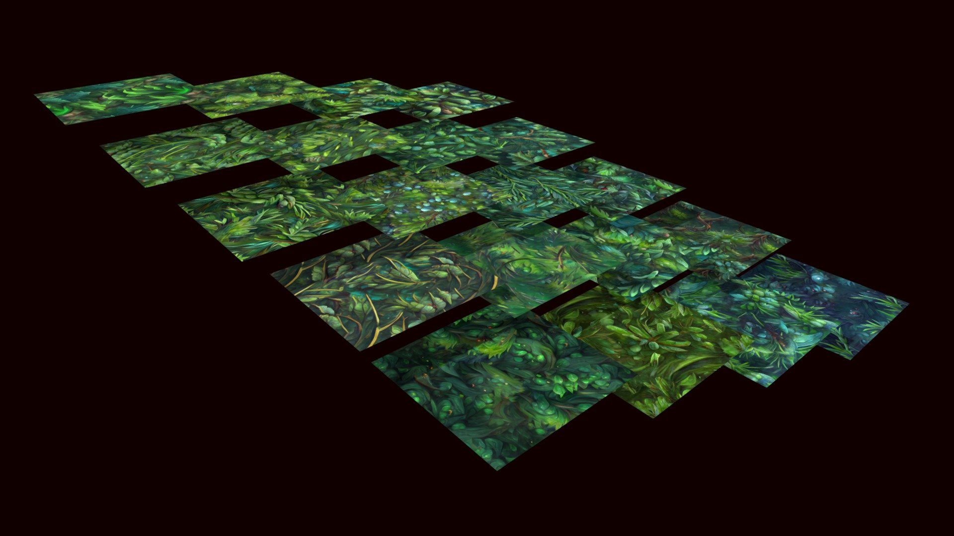 You feel spruce and nettles under the boots. Beneath you, all the hills are covered in pine trees. Mysterious forest awaits..

Textures were made to be tileable, meaning they will have no seams.




20 Color Textures (tileable)

2048 x 2048 size

Hand Painted

Mobile friendly

Help us by rating and commenting, this will motivate us to create more assets and improve :)