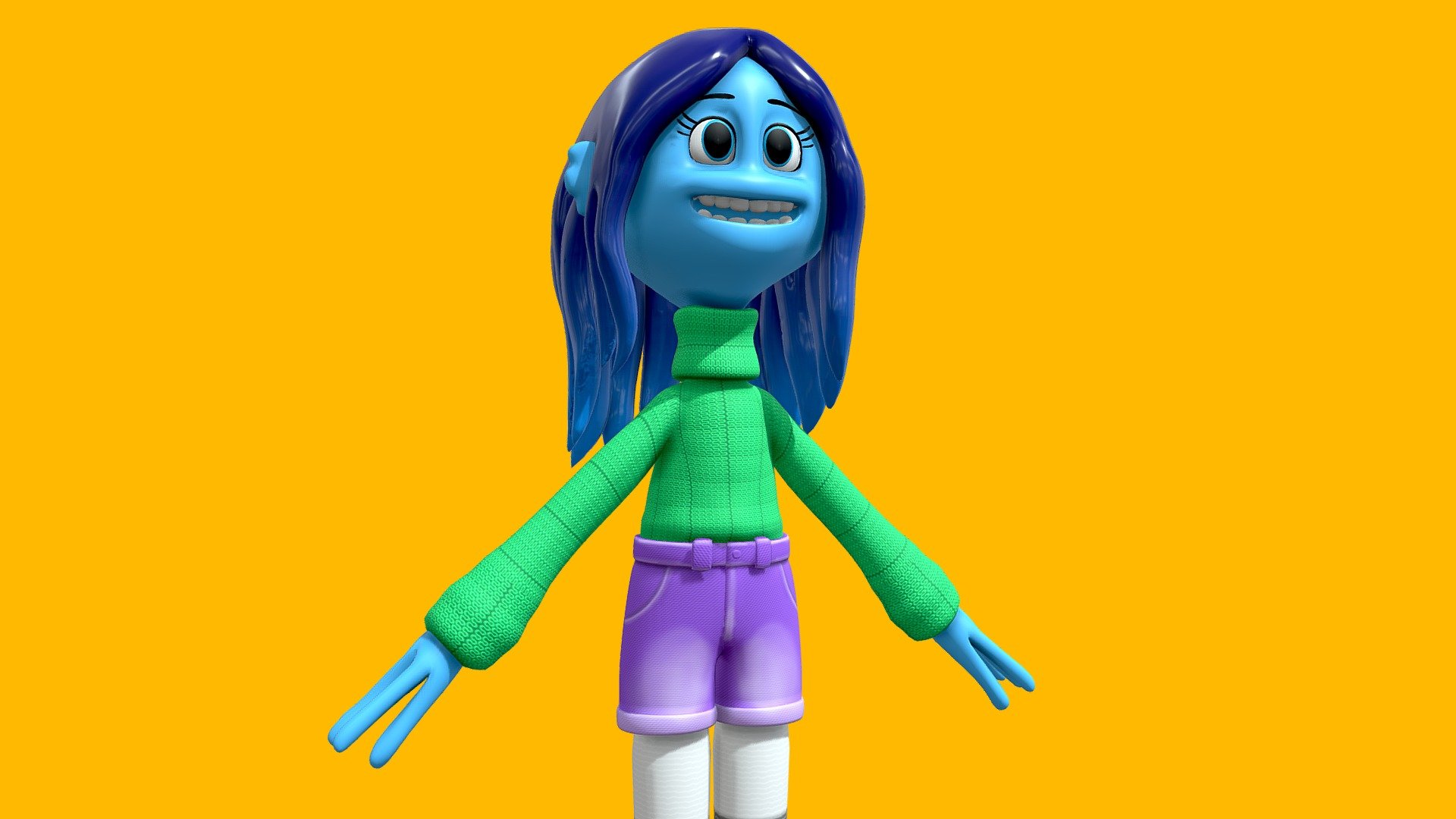 Character I made for a timelapse in my youtube channel, this is the final result also include the blend file with the purchase