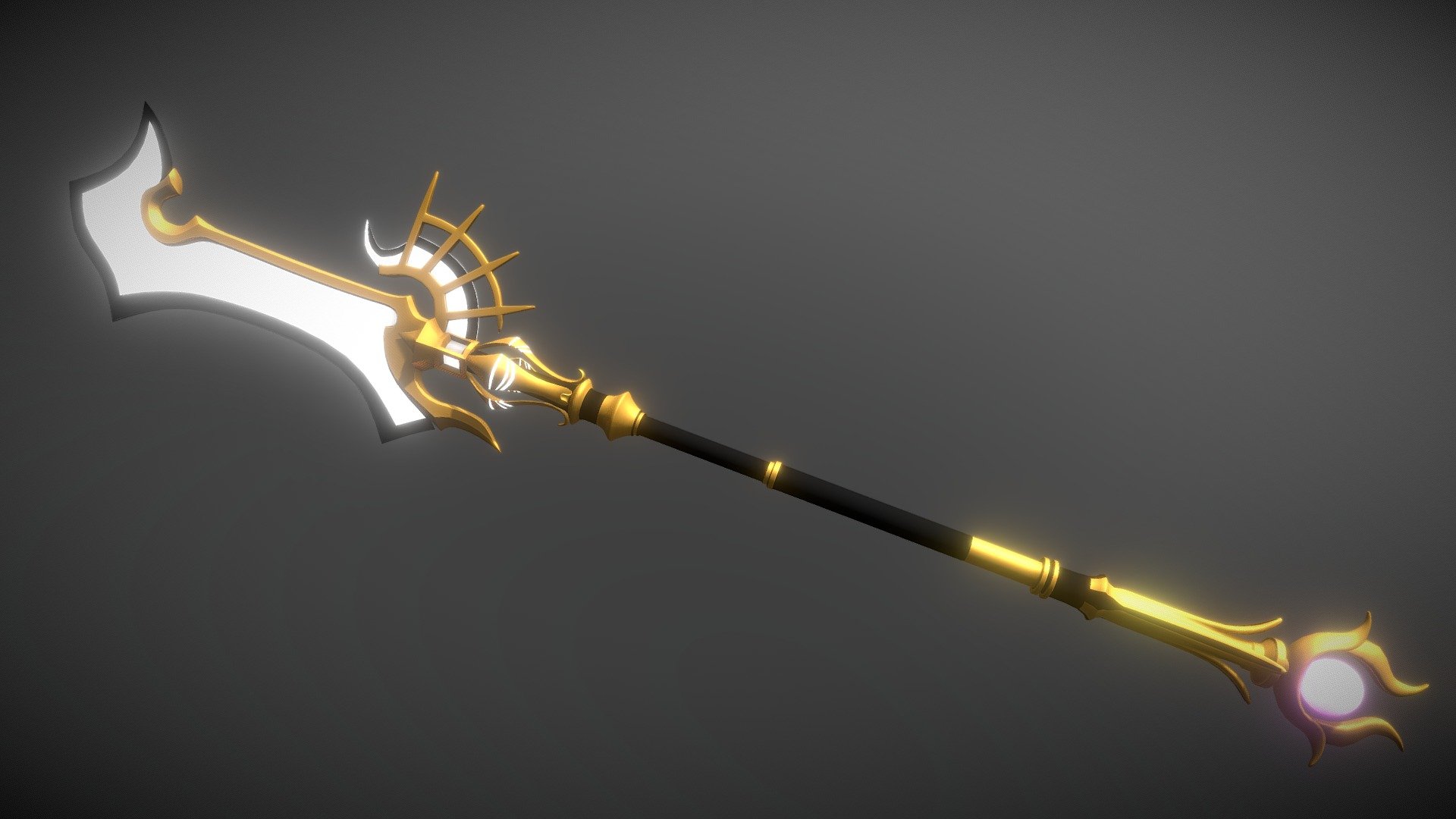 Hard surface modeling mixed with low poly.
