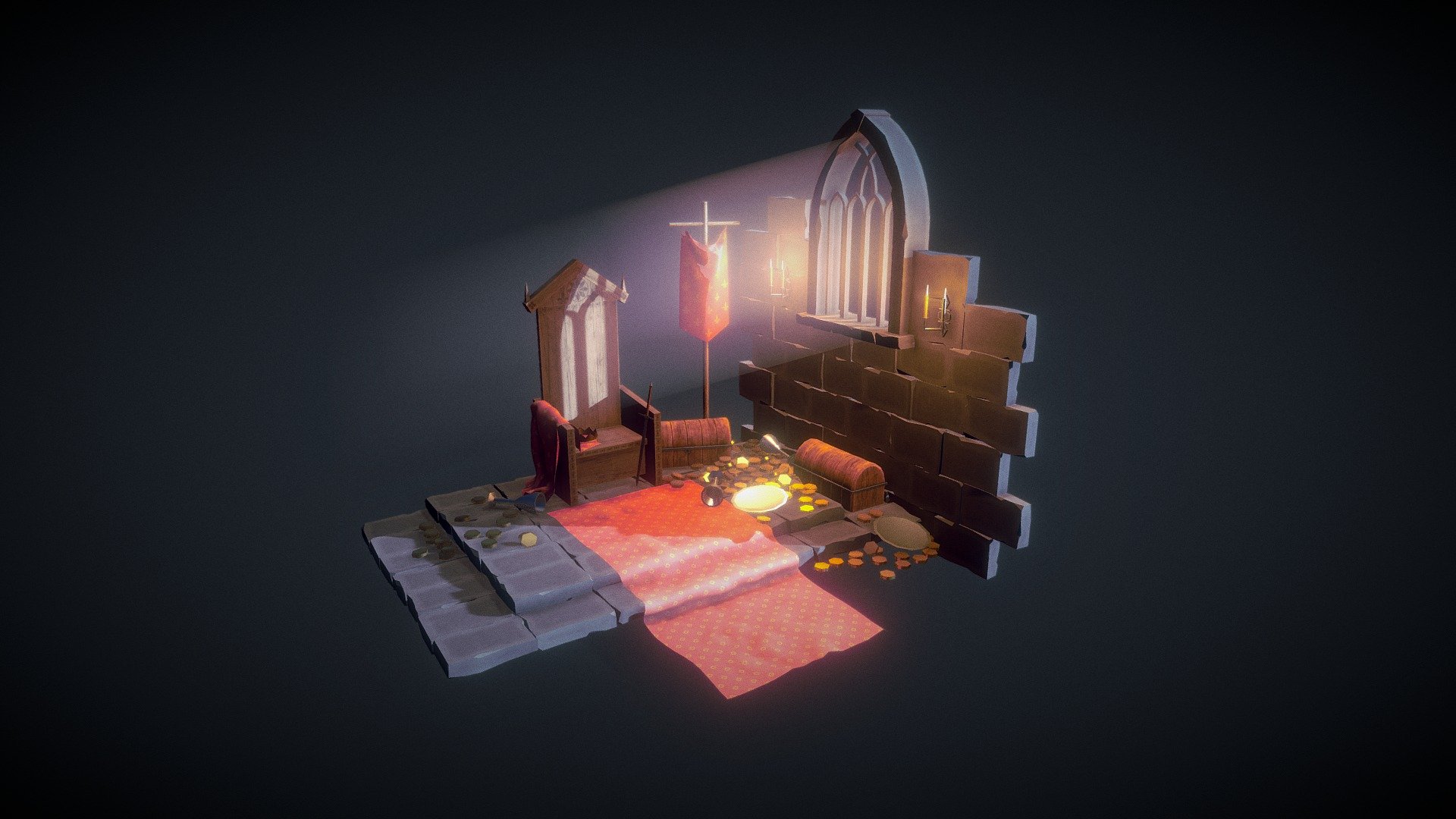 Art test I did for a big mobile studio. Really enjoyed working on this style, hope you like it smiley!

Unreal renders on my artstation here: https://www.artstation.com/artwork/ELzoQN
