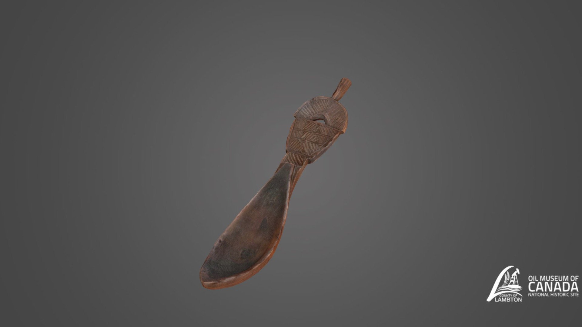(OMC 1960.698.001a)

This spoon carved of wood with a teardrop shaped bowl is made by the Aweer, also known as the Boni, people of Somalia. 

The Aweer lives in both Southern Somalia and Eastern Kenya. They traditionally practice hunting and gathering. Hunting for food involved hunting giraffes, antelopes, and dik-dik (a small animal in the antelope family living in Eastern Africa). The Aweer language is considered an endangered language with approximately 200 known speakers. 

International Driller Charles Wallen brought back the spoon from Somaliland in the early 20th Century.
