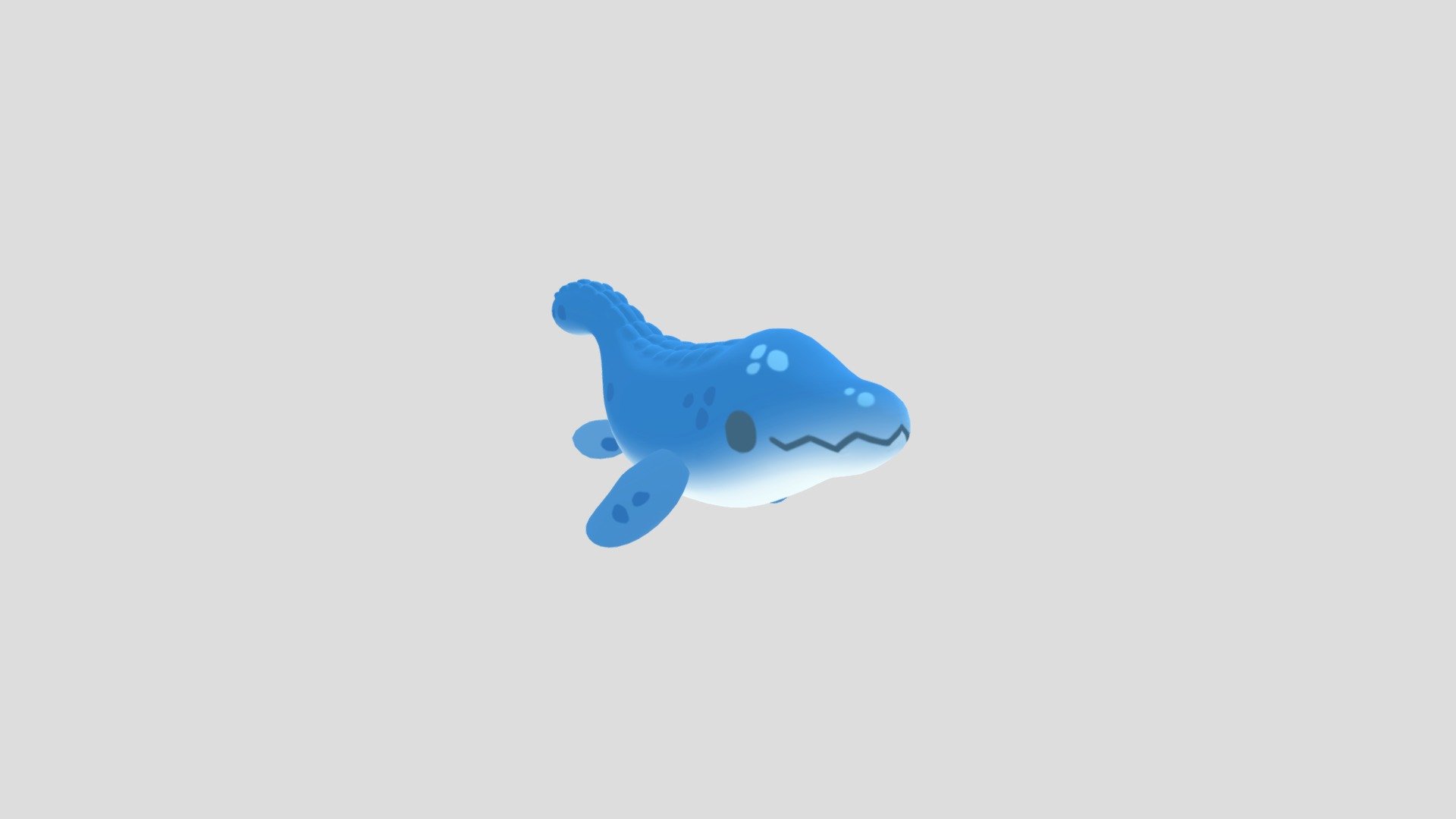 Little plesiosaurus inspired by Floofyfluff dino. Another attempt at toon shader.
My instagram here.
Credit for original design Ida Ꮚ•ꈊ•Ꮚ 