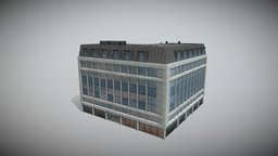 Low rise wall to wall office building office, corner, rise, low, building, wall