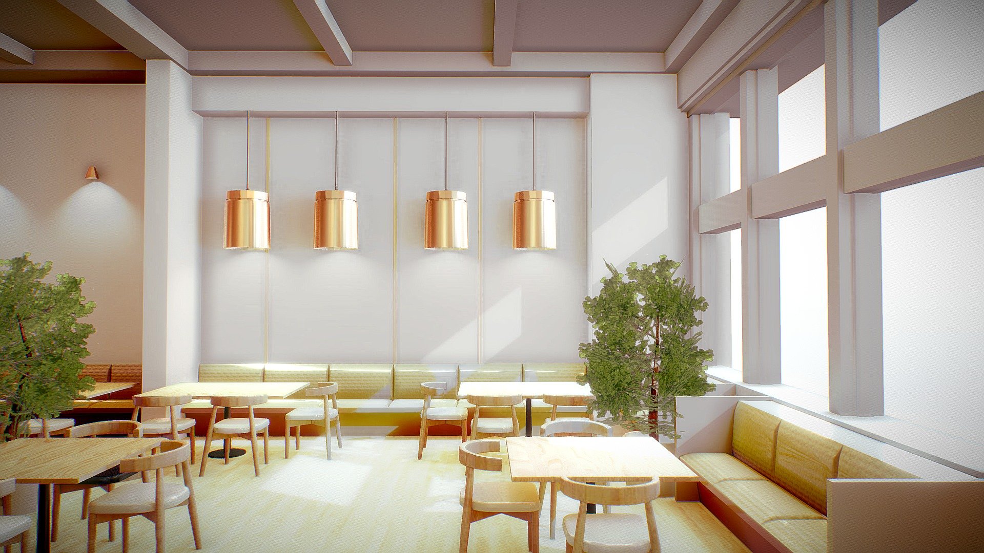 Lowpoly VR ready Restaurant Scene. It is good for any gaming project you may have in mind. Let me know if you have any questions!