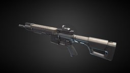 AR57 Rifle rifle, venom, magazine, ar, p90, vortex, pdw, cursed, fiveseven, ar57, weapon, 57x28, noai