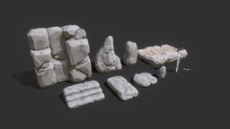 Lava Cave Stylized Game Ready Assets assets, rocks, cave, lava, caves, assets-game, game, gameart, gameasset, stylized, rock, environment