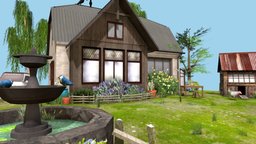 DAE Diorama - Grandma´s House dae, diorama, 3d1, grandmashouseassignment