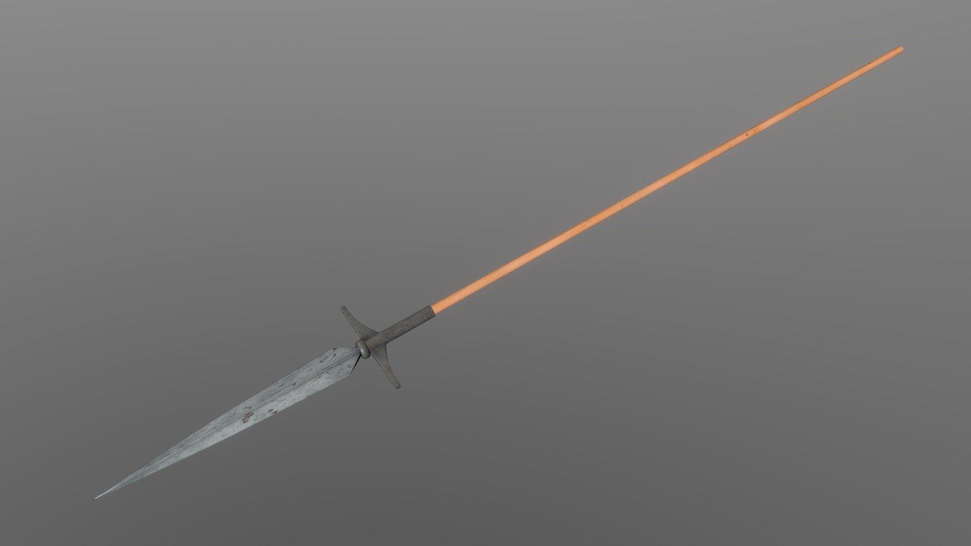 Boar Spear C
Bring your project to life with this low poly 3D model of an Boar Spear. Perfect for use in games, animations, VR, AR, and more, this model is optimized for performance and still retains a high level of detail.


Features



Low poly design with 2,532 vertices

4,994 edges

2,468 faces (polygons)

4,936 tris

2k PBR Textures and materials

File formats included: .obj, .fbx, .dae, .stl


Tools Used
This Boar Spear low poly 3D model was created using Blender 3.3.1, a popular and versatile 3D creation software.


Availability
This low poly Boar Spear 3D model is ready for use and available for purchase. Bring your project to the next level with this high-quality and optimized model.