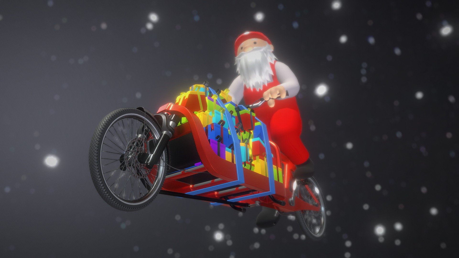 Just a test! Our Sketchfab christmas scene for this year is still a work in progress :)

