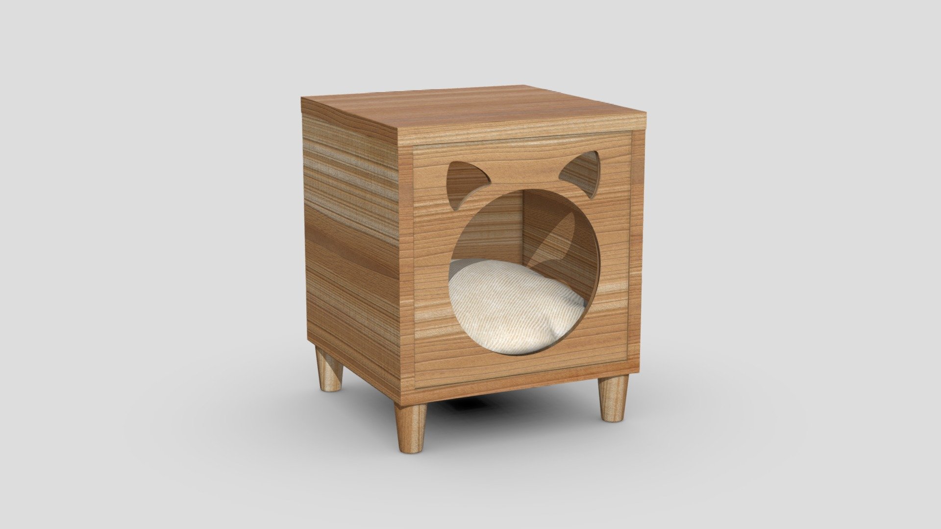 Cat Cabinet for your renders and games

Textures:

Diffuse color, Roughness, Normal, AO

All textures are 2K

Files Formats:

Blend

Fbx

Obj