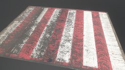Red zebra crossing mark, red, work, 3d-scan, transport, urban, road, painted, worn, pattern, quixel, zebra, town, grunge, old, 3d-scanning, tear, marking, weathered, crossing, pedestrian, wear, stripe, asphalt, crosswalk, megascan, roadwork, photoscan, photogrammetry, asset, texture, gameasset, car, city, walk, street, material, pedestrian-crossing