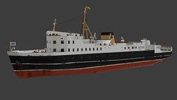MV Glen Sannox (1957) vessel, passenger, watercraft, clyde, stormworks, ship, boat, carferry