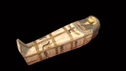 Anthropoid Coffin of Noub egypt, coffin, noai
