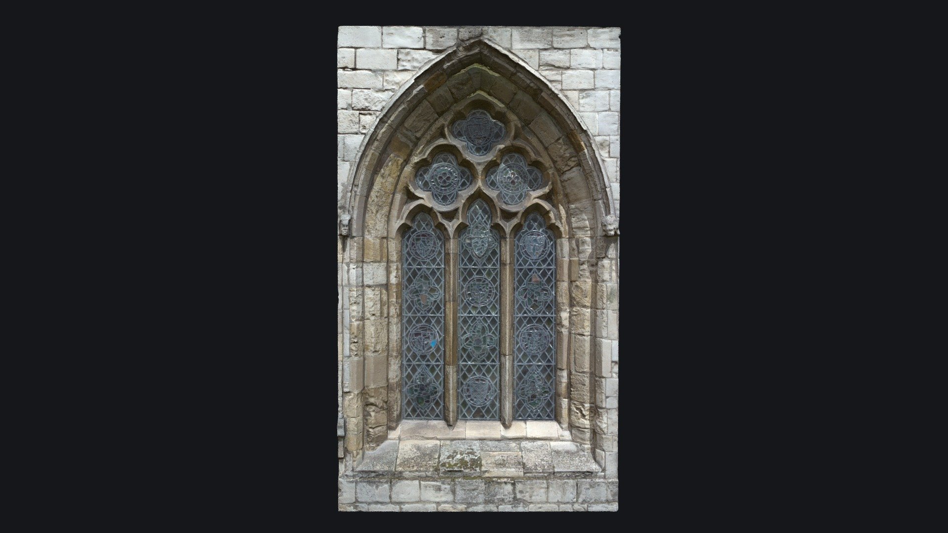 This is a scanned window of a both Normal and Gothic style medieval church building.
The assets are highly detailed and can be used for creating low-poly versions, cuted to fit a building of yours or even be baked as texture.

4K Textures
- Albedo
- Normal
- Reoughtness
- Ambient Occlusion