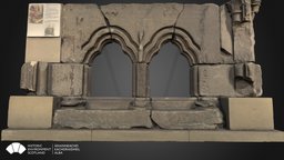 Shrine Base, Glasgow Cathedral cathedral, historic, scanning, paint, architectural, scotland, heritage, culture, carving, shrine, vr, cultural-heritage, glasgow, glasgow-cathedral, agisoft, photoscan, architecture, photogrammetry, archaeology, stone, history, noai