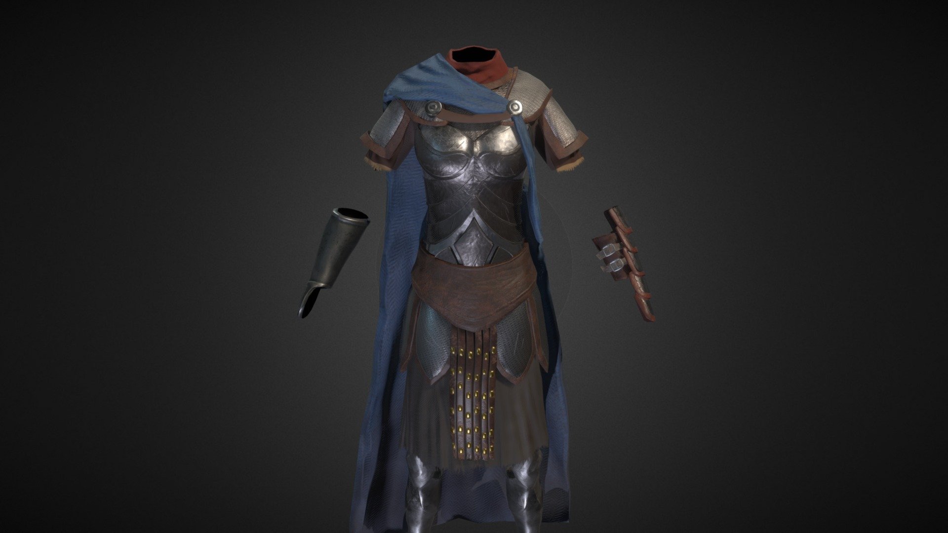 Heavy Armor - Black Harbor guards
This is an armor that I made in a current project called Esroniet: Domain of Lost Unity, a mod for The Elder Scrolls V: Skyrim.
It will be used by the Black Harbor guards.