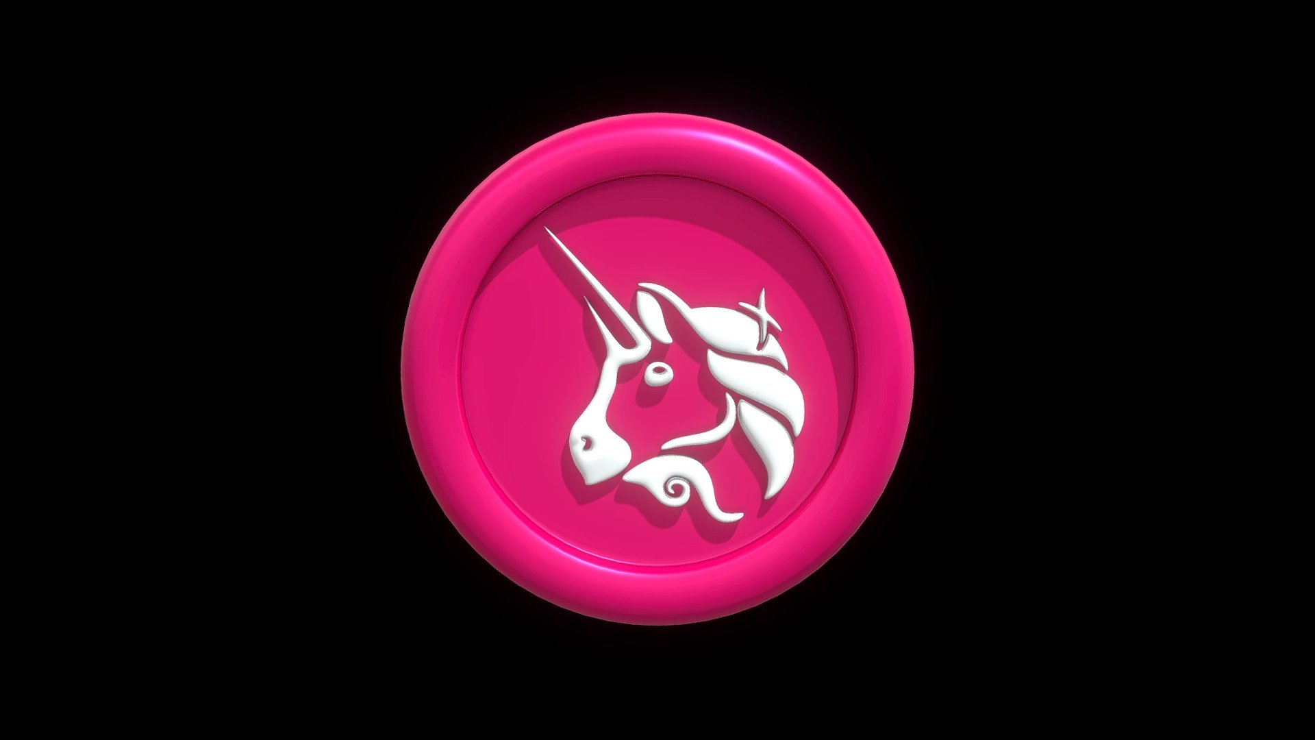 3D Uniswap or UNI Pink Crypto Coin with cartoon style Made in Blender 3.3.1

This model does include a TEXTURE, DIFFUSE, METALLIC AND ROUGHNESS MAP, but if you want to change the color you can change it in the blend file, just use the principled bsdf and play with the Roughness, Metallic and Base Color parameter.