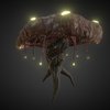 mushroom tree mushroom, meat, 3dcoat, substance, 3d-coat, blender
