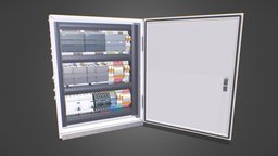 Electric Control Panel computer, storage, server, power, switch, energy, security, electrical, electricity, production, equipment, infrastructure, business, panel, part, database, voltage, efficiency, factory, modular